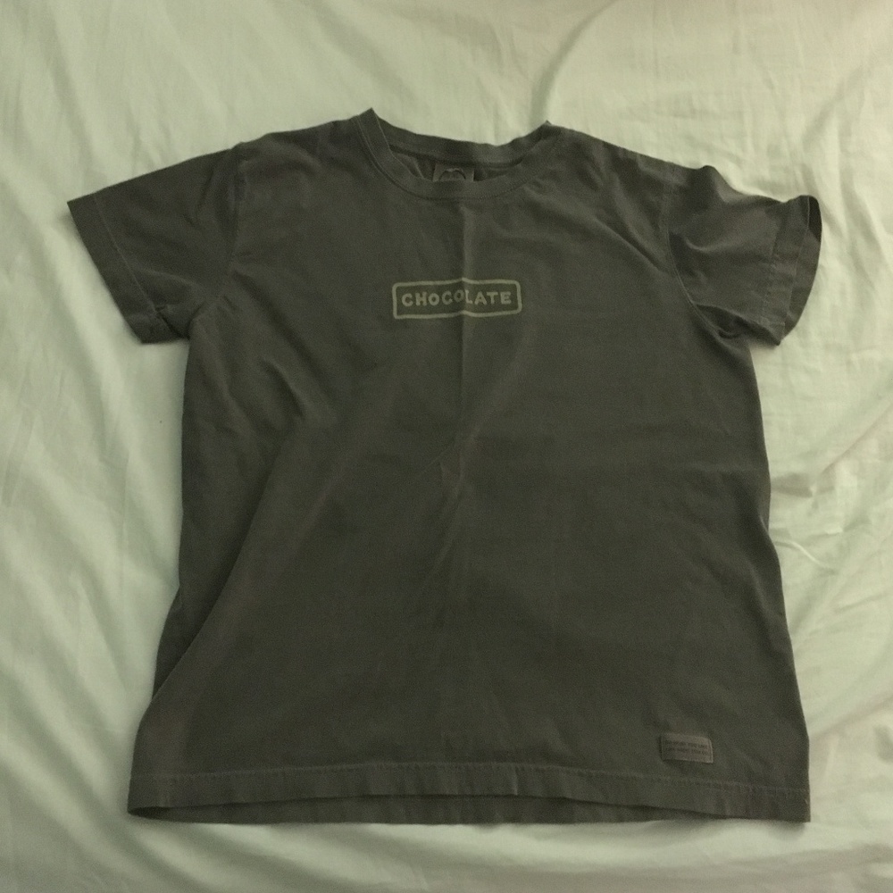 Life is Good Chocolate T - Shirt